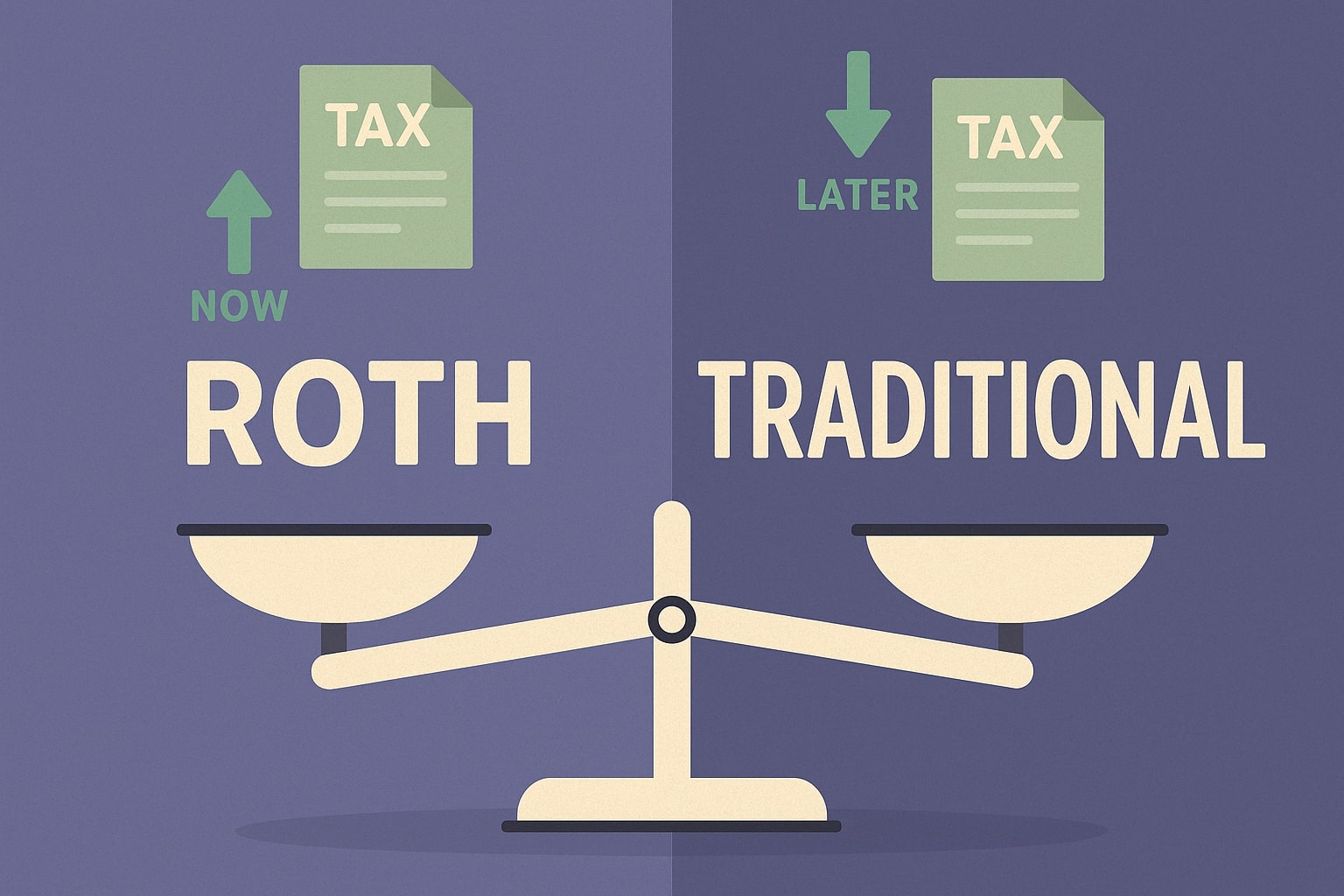 Roth vs. Traditional IRA/401(k): Choosing the Right Retirement Account for Your 20s & 30s
